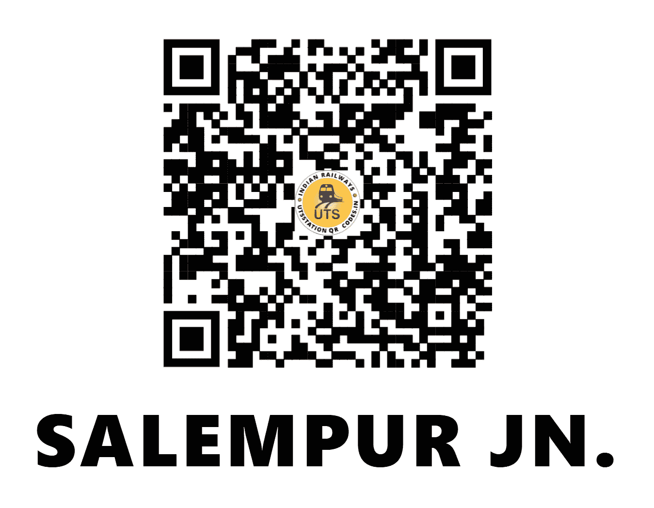UTS QR Code for SALEMPUR JN. - SRU (NE - UTTAR PRADESH)